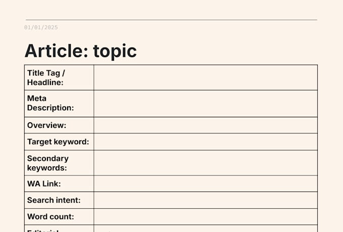write SEO content for your blog